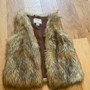 Kids Faux Fur Vest
